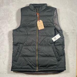 NWT weatherproof vintage puffer jacket vest Black Medium